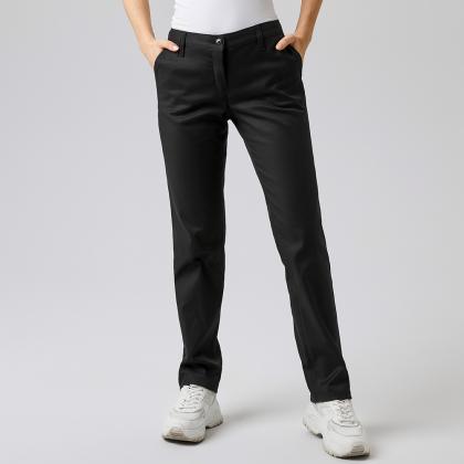 Kochhose Damen schwarz 5-Pocket-Jeans Stretch